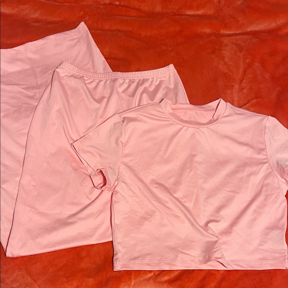 Pink Two-Piece Set
